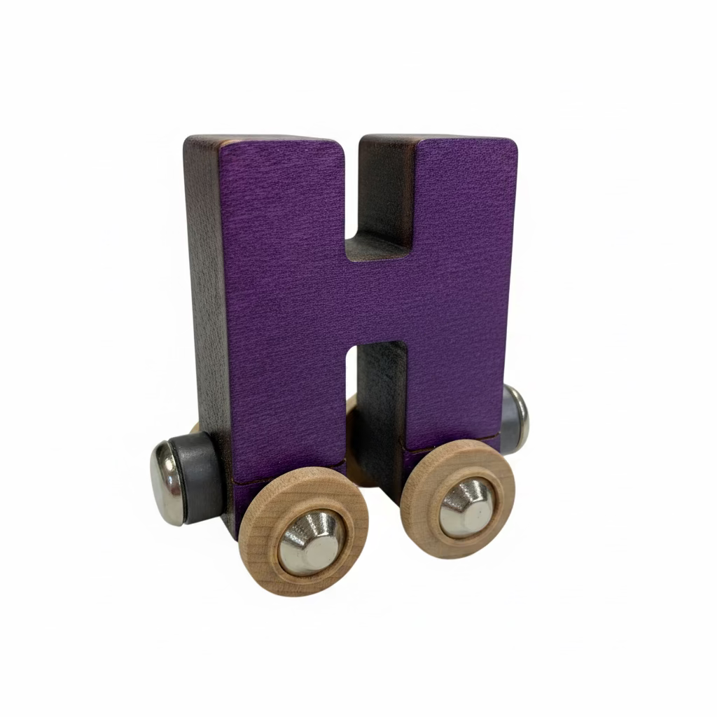 Name Train Letter H - Purple Maple Landmark Lil Tulips