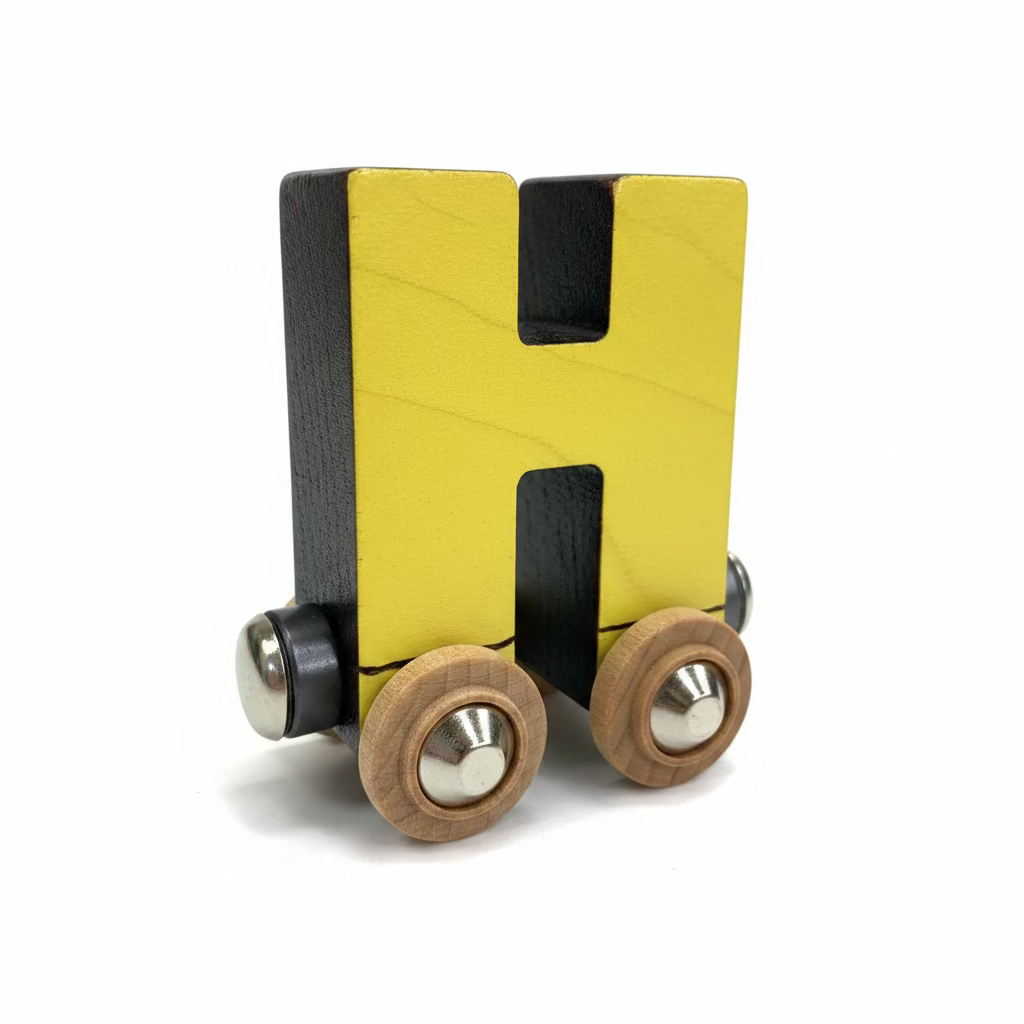 Name Train Letter H - Yellow Maple Landmark Lil Tulips
