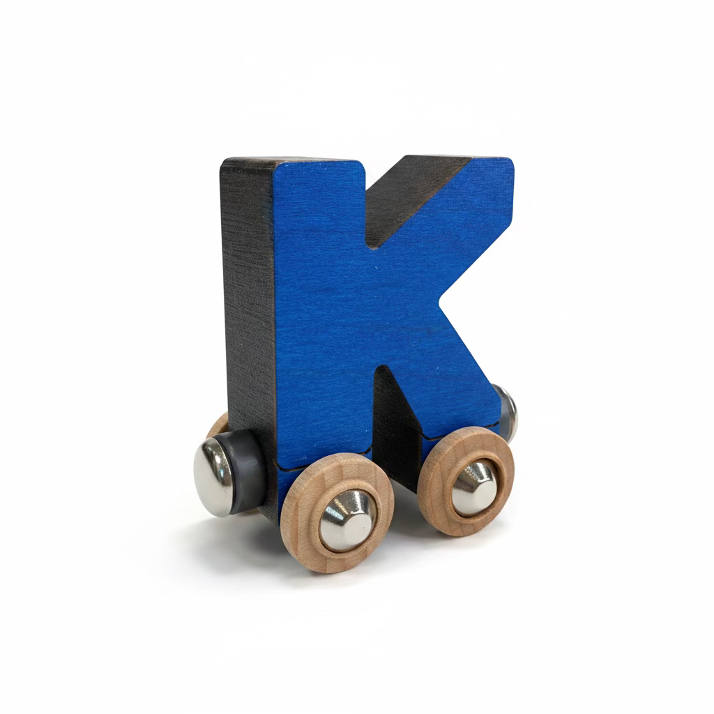 Name Train Letter K - Blue Maple Landmark Lil Tulips