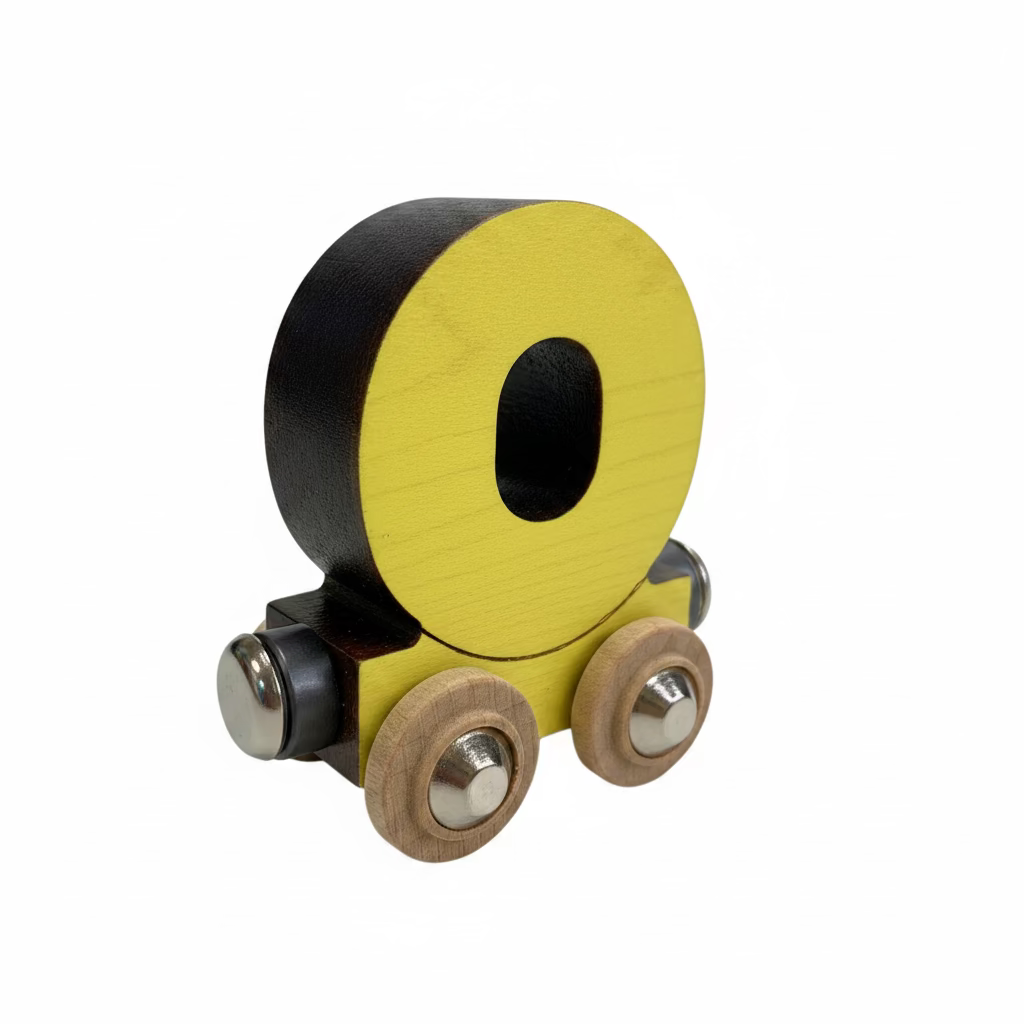 Name Train Letter O - Yellow Maple Landmark Lil Tulips