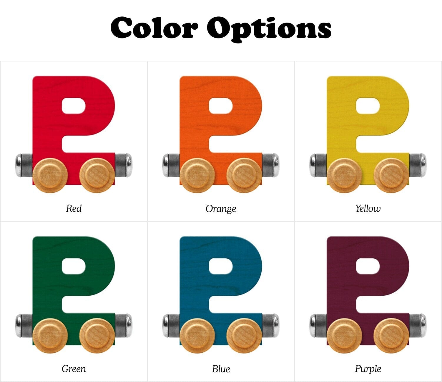 Name Train Letter P Bright Blue Maple Landmark Lil Tulips