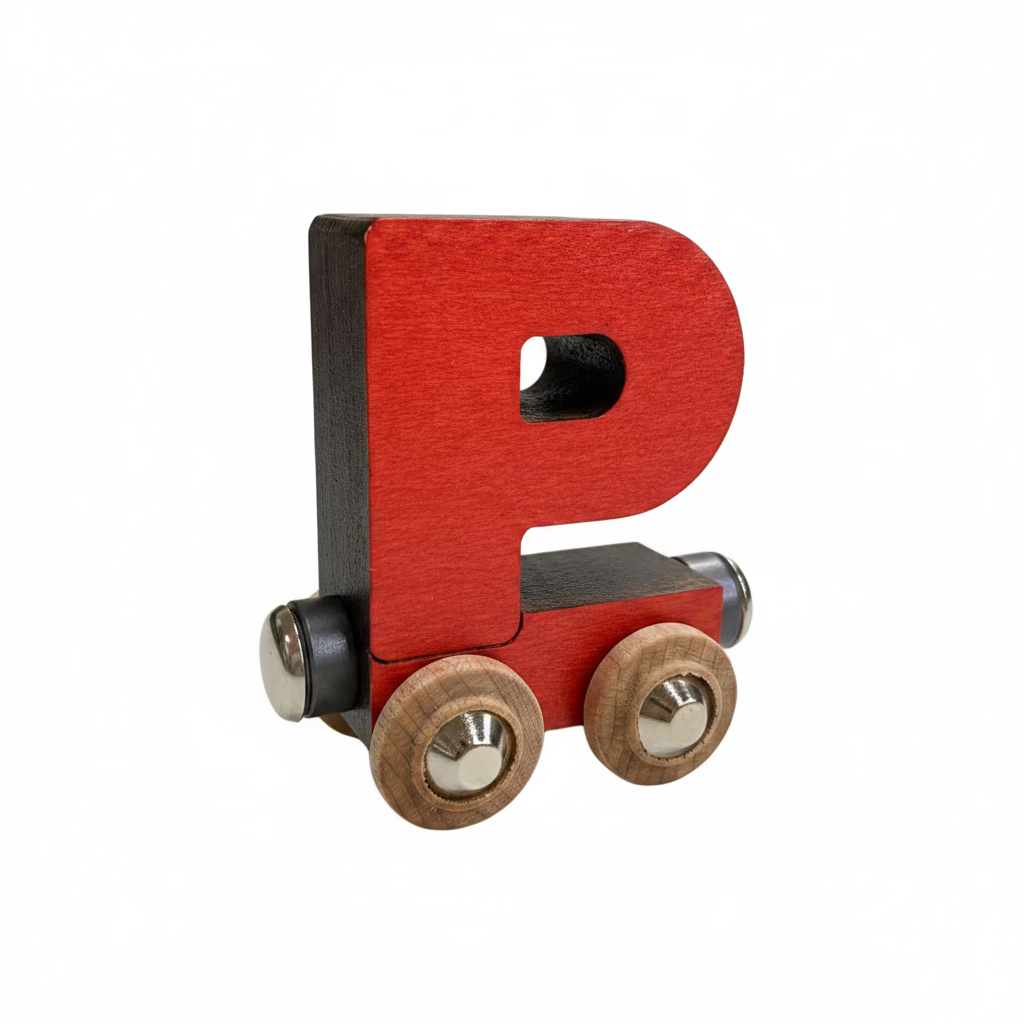 Name Train Letter P - Red Maple Landmark Lil Tulips