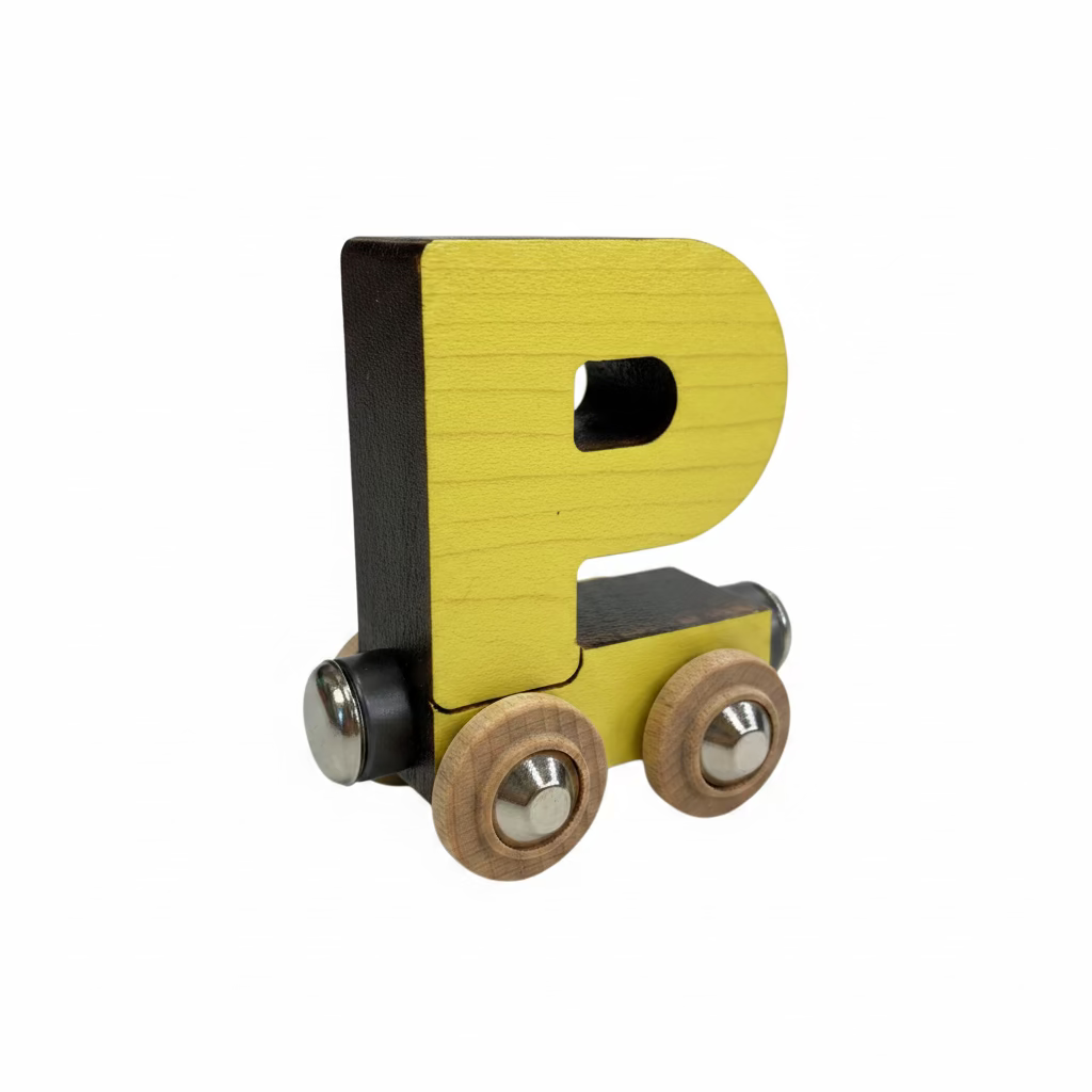 Name Train Letter P - Yellow Maple Landmark Lil Tulips