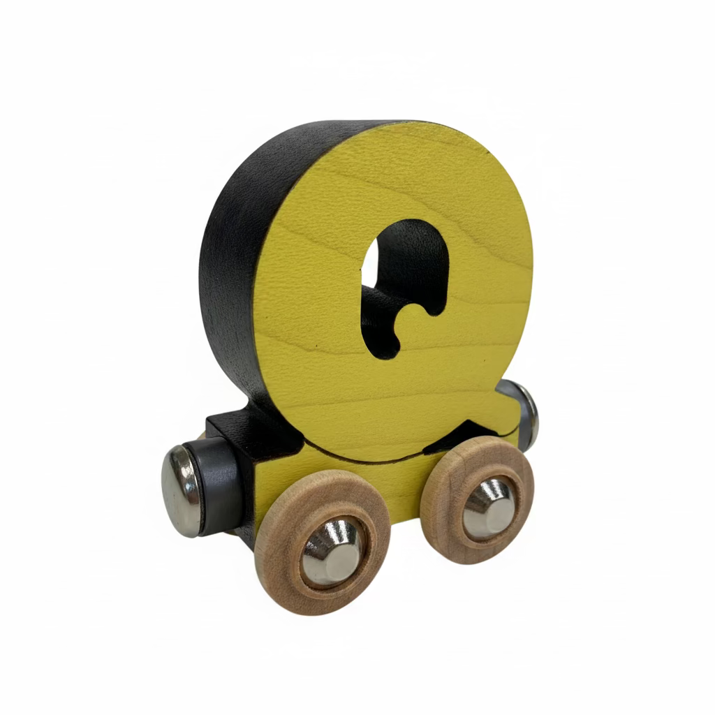 Name Train Letter Q - Yellow Maple Landmark Lil Tulips