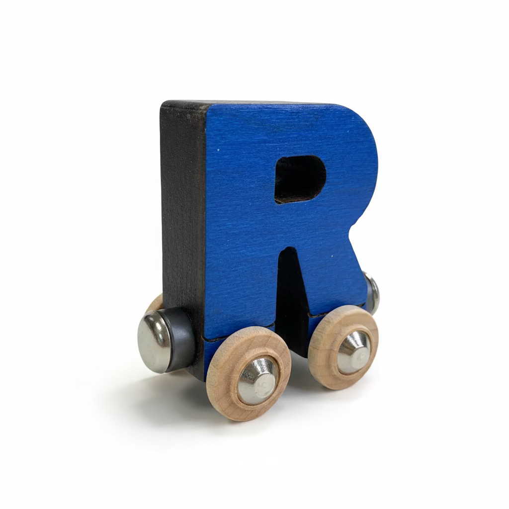 Name Train Letter R - Blue Maple Landmark Lil Tulips