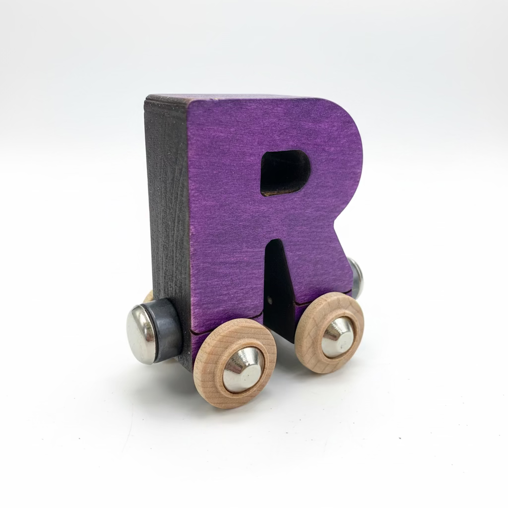 Name Train Letter R - Purple Maple Landmark Lil Tulips