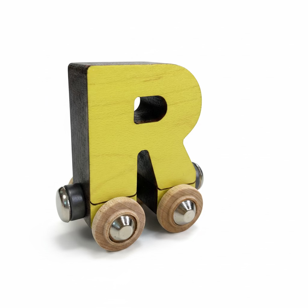 Name Train Letter R - Yellow Maple Landmark Lil Tulips