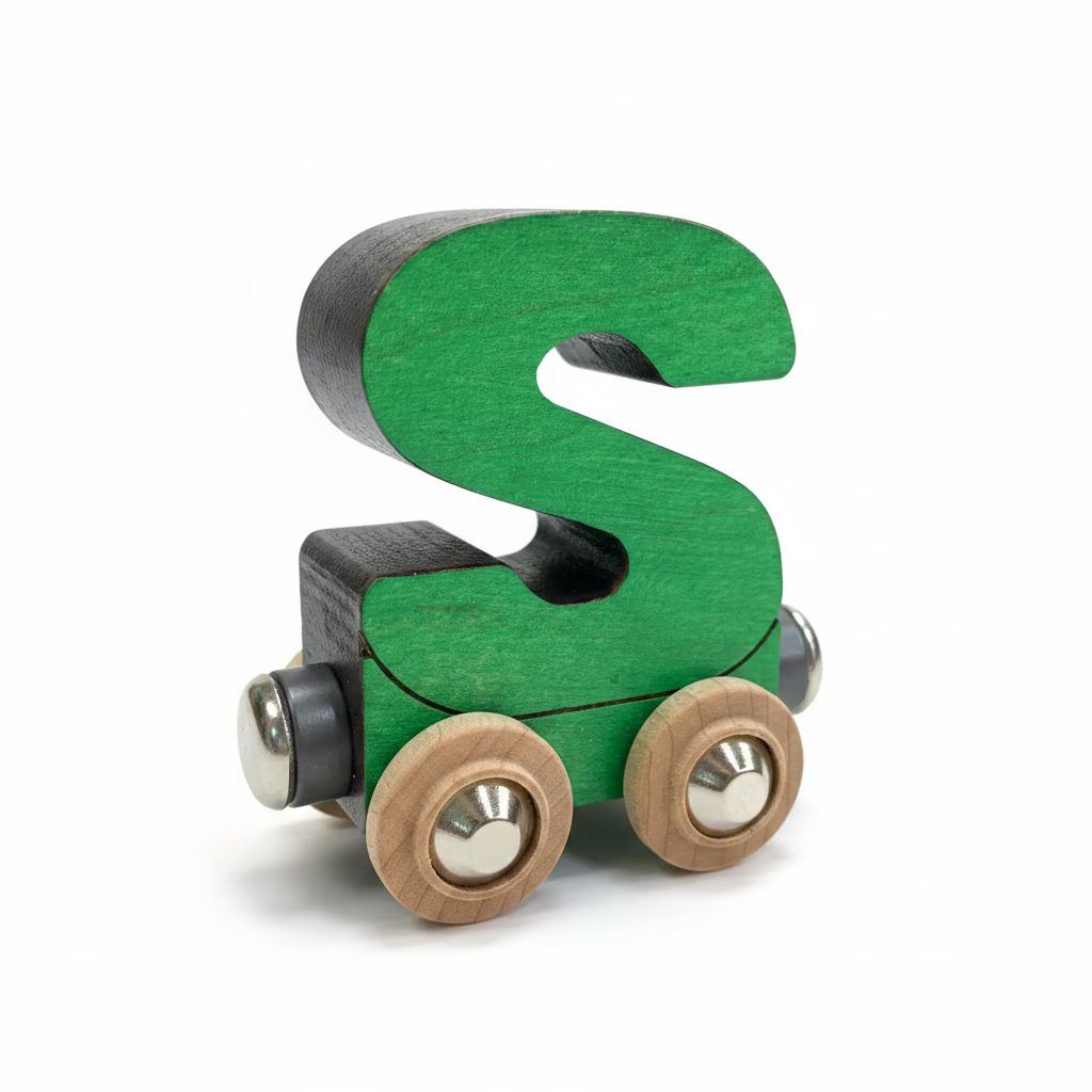 Name Train Letter S - Green Maple Landmark Lil Tulips