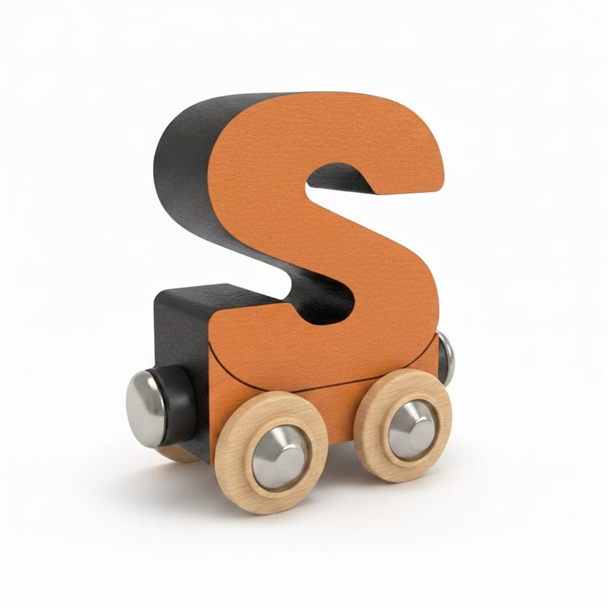 Name Train Letter S - Orange Maple Landmark Lil Tulips