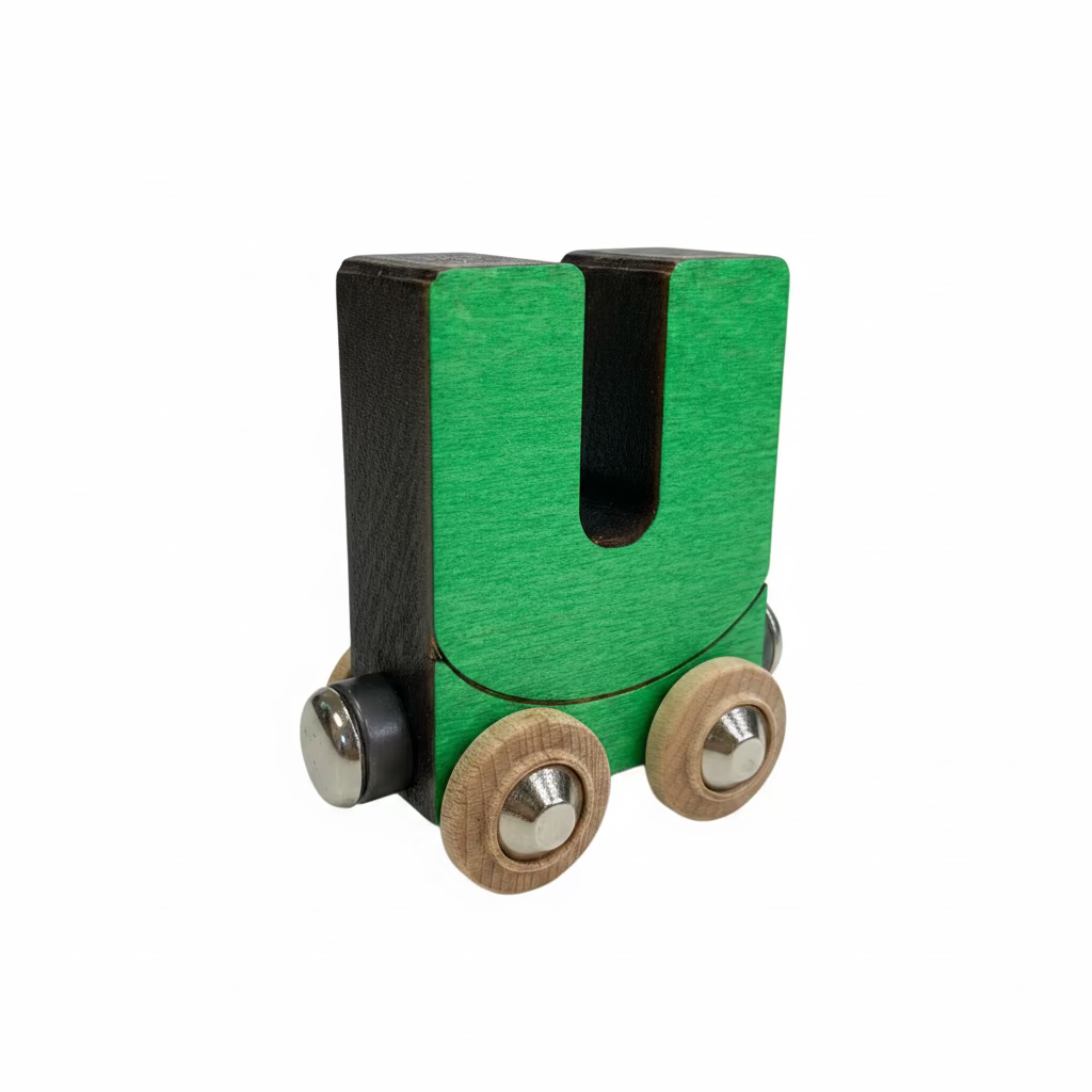 Name Train Letter U - Green Maple Landmark Lil Tulips