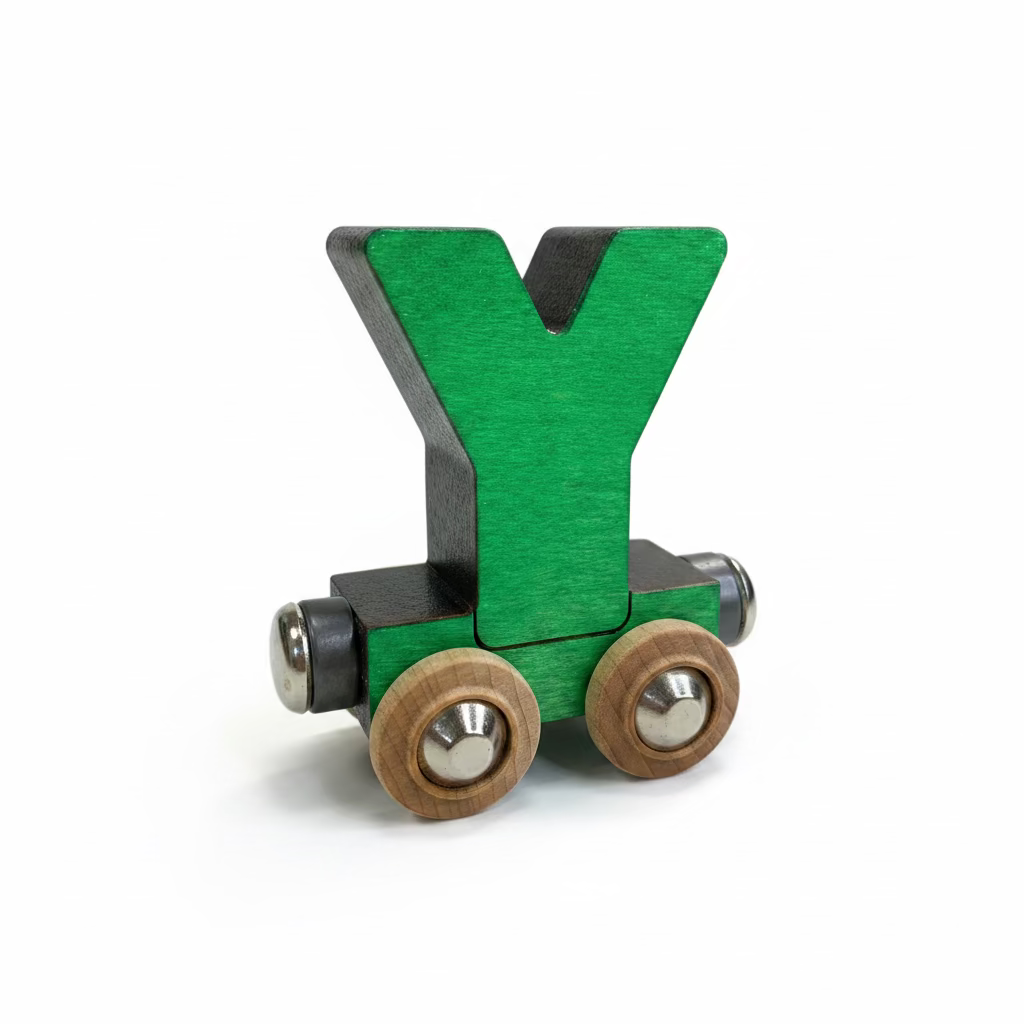 Name Train Letter Y - Green Maple Landmark Lil Tulips
