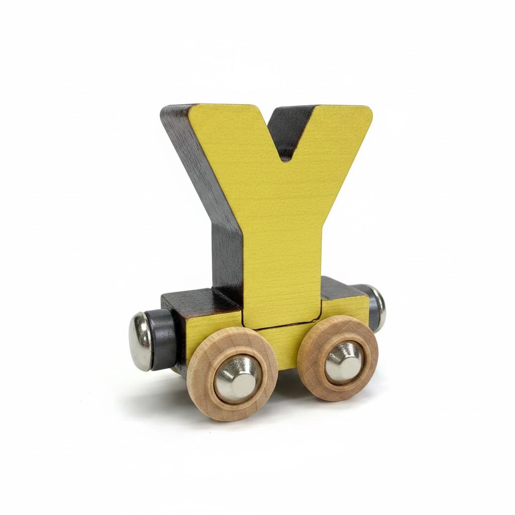 Name Train Letter Y - Yellow Maple Landmark Lil Tulips