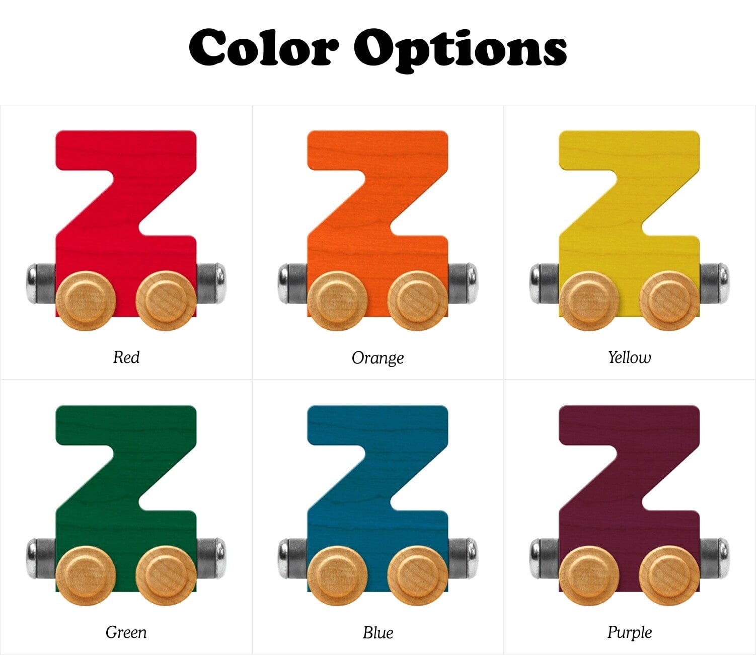 Name Train Letter Z Bright Blue Maple Landmark Lil Tulips