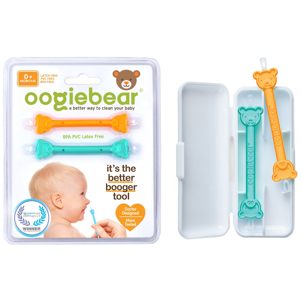 Nasal Booger and Ear Cleaner Two Pack with Case oogiebear Final Sale Lil Tulips