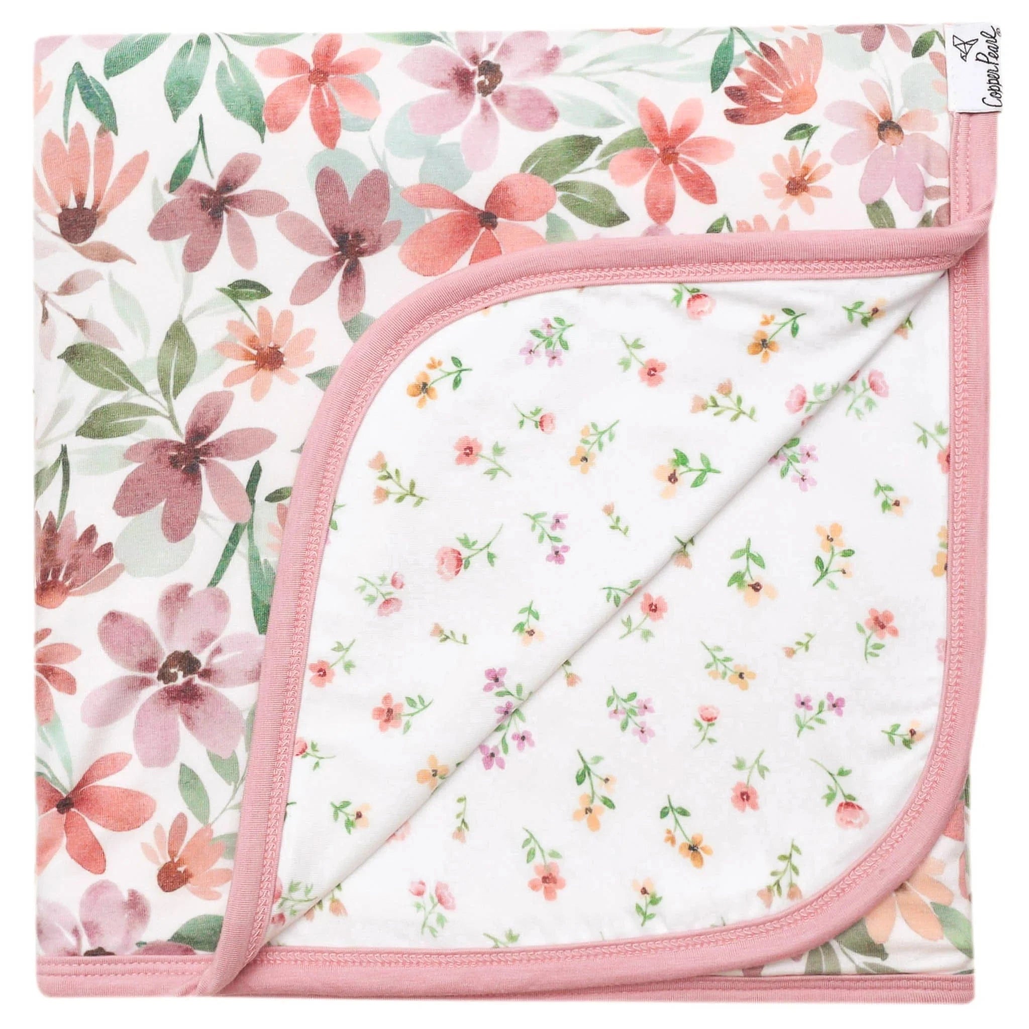 Natalie 3-Layer Stretchy Quilt Copper Pearl Lil Tulips