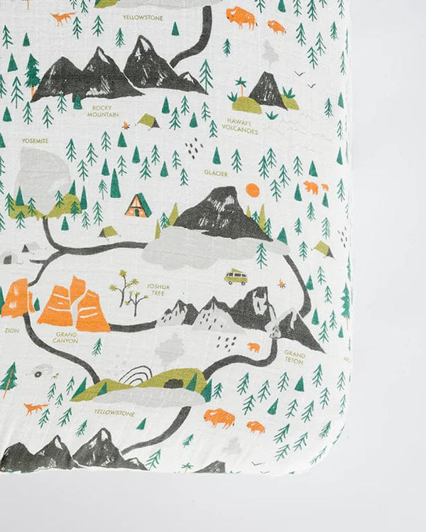 National Parks Crib Sheet Clementine Kids Lil Tulips