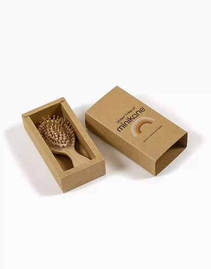 Natural Wood Hairbrush for Doll Minikane Lil Tulips