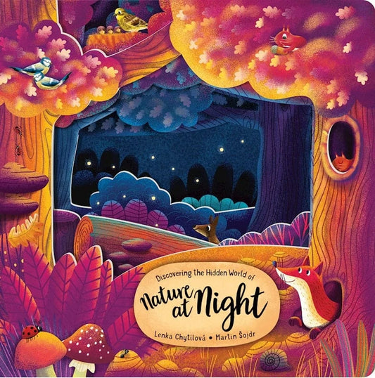 Nature at Night Layered Board Book Wellspring Lil Tulips