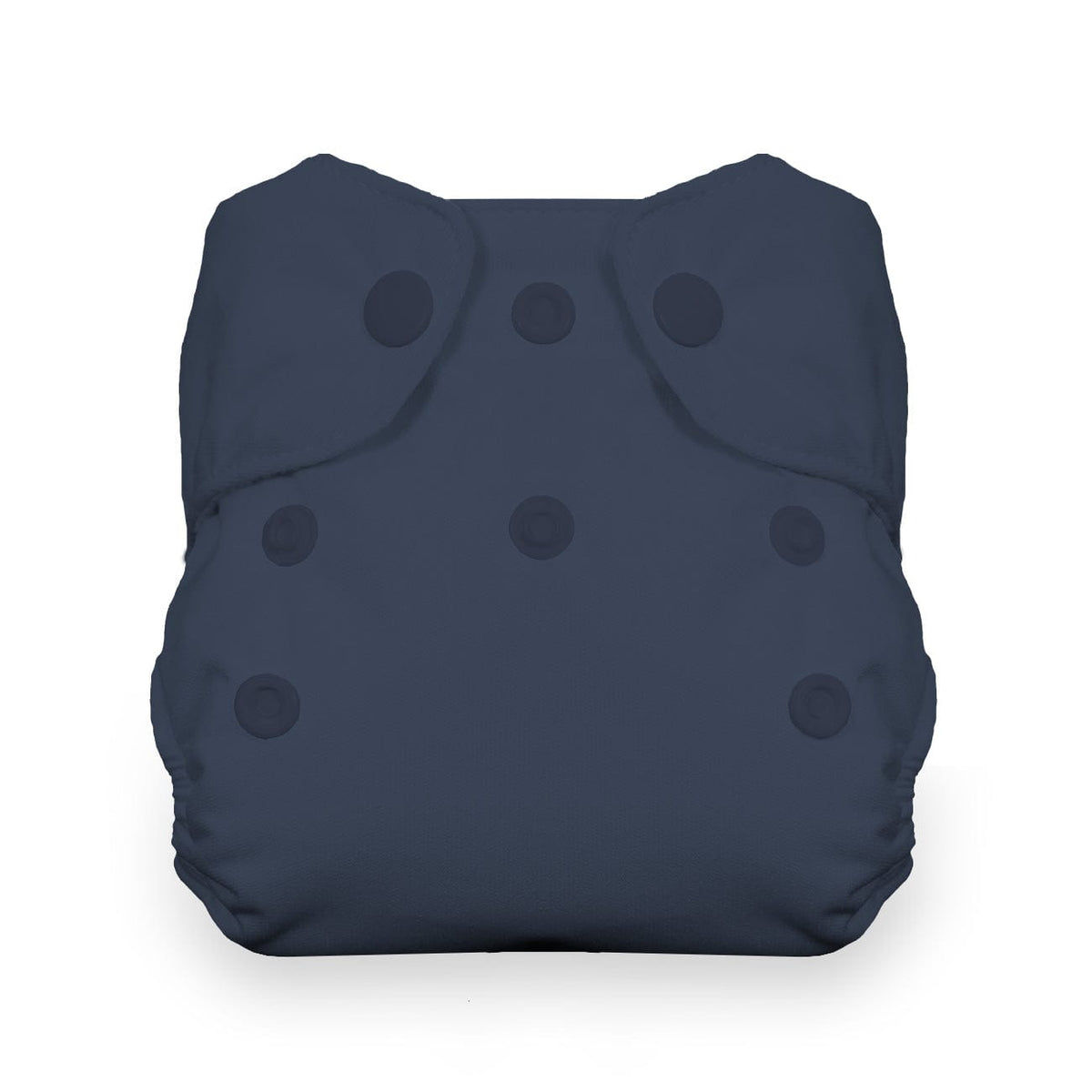 Navy Snap Natural Newborn All In One | Thirsties
