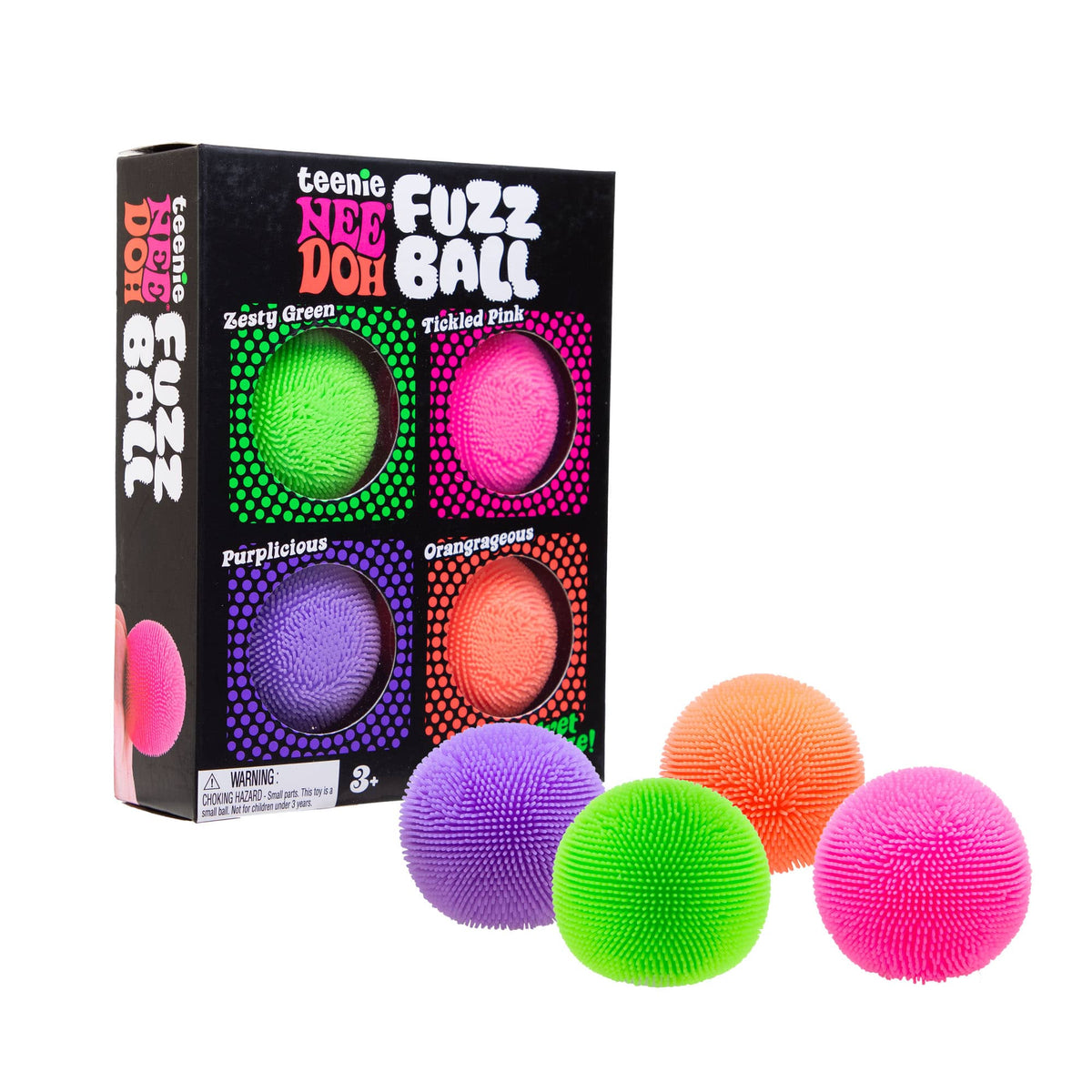 NeeDoh Teenie Fuzz Ball Multipack - 4-Pack NeeDoh Lil Tulips