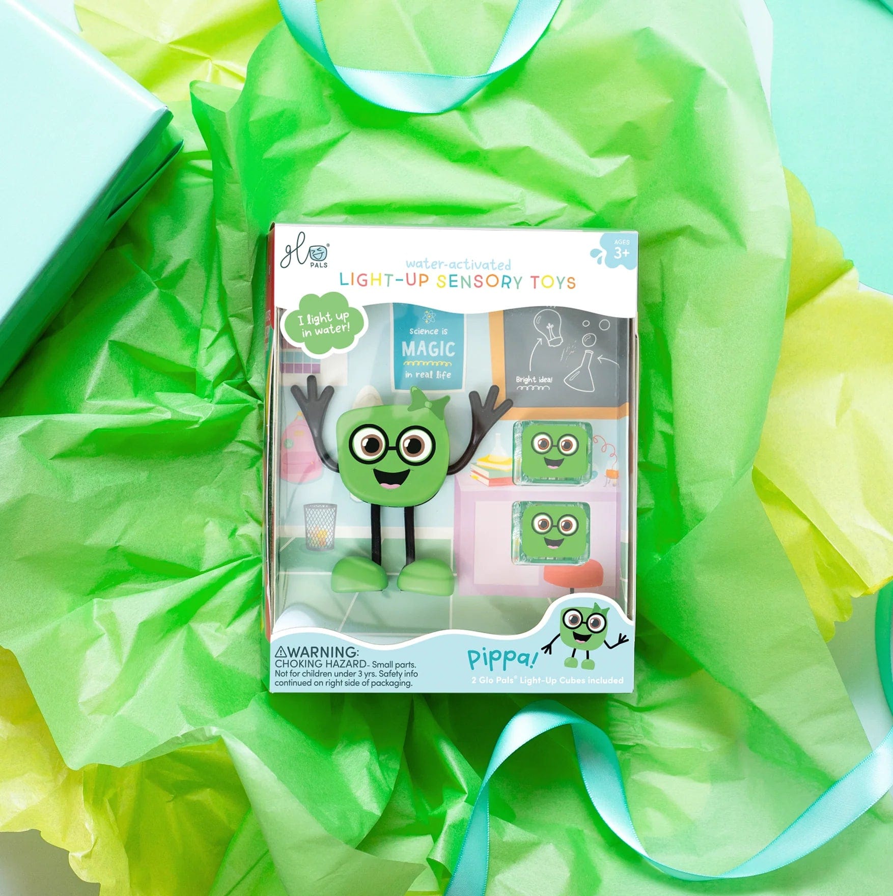 NEW Green Glo Pals Character Pippa Glo Pals Lil Tulips