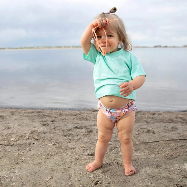 NEW - PLUNDERful Swim Diaper Thirsties Lil Tulips