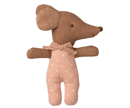 NEW Sleepy Wakey Baby Mouse in Matchbox - Rose Maileg Lil Tulips