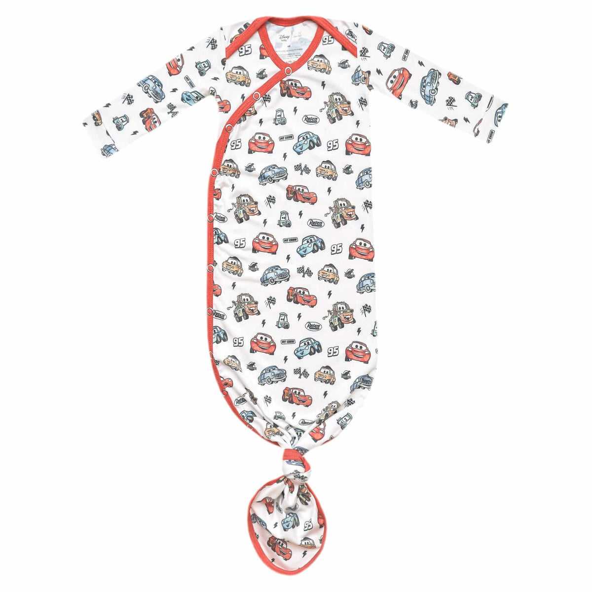 Newborn Knotted Gown - Disney Pixar Cars Copper Pearl Lil Tulips