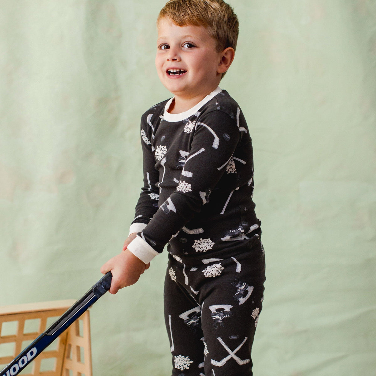 Nice On Ice Organic Cotton Two-Piece Pajamas Burt's Bees Baby Lil Tulips