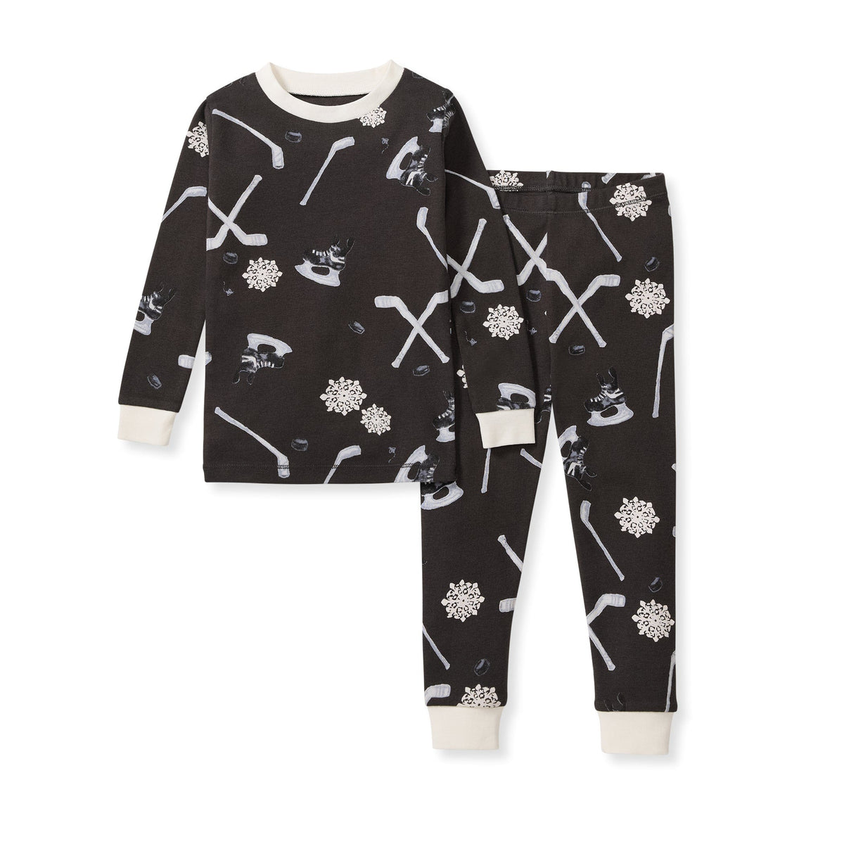 Nice On Ice Organic Cotton Two-Piece Pajamas Burt's Bees Baby Lil Tulips