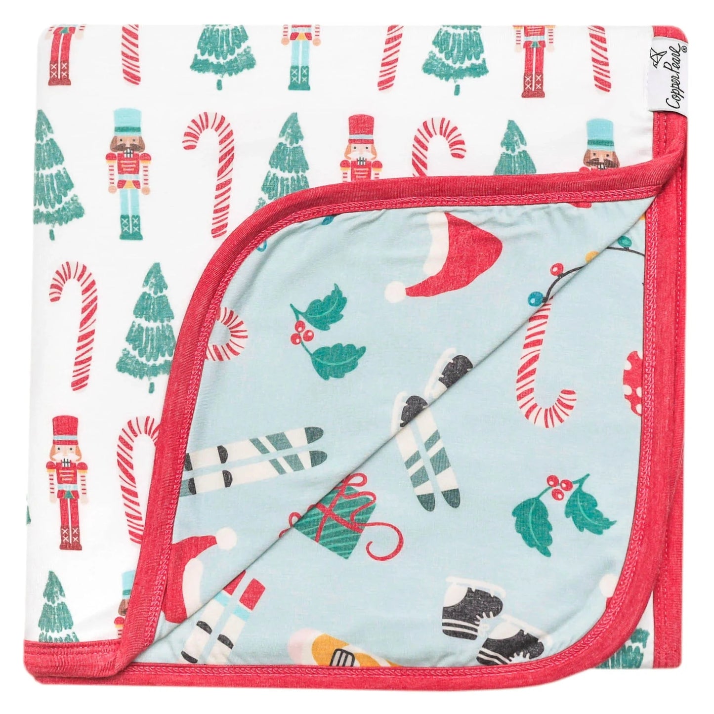 Nicholas 3-Layer Stretchy Quilt Copper Pearl Lil Tulips