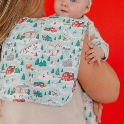 Nicholas Burp Cloth Set (3-Pack) Copper Pearl Lil Tulips