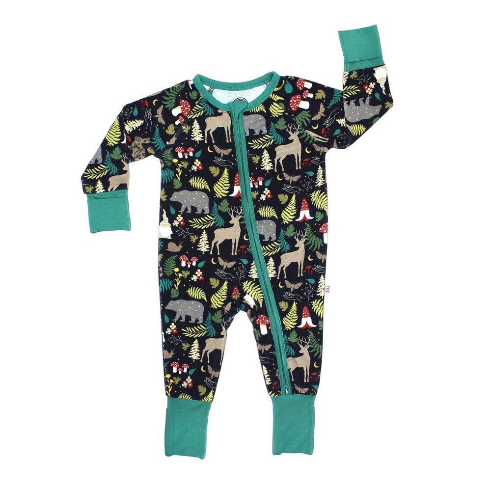 Night Forest Bamboo Convertible Romper Emerson and Friends Baby & Toddler Clothing Lil Tulips