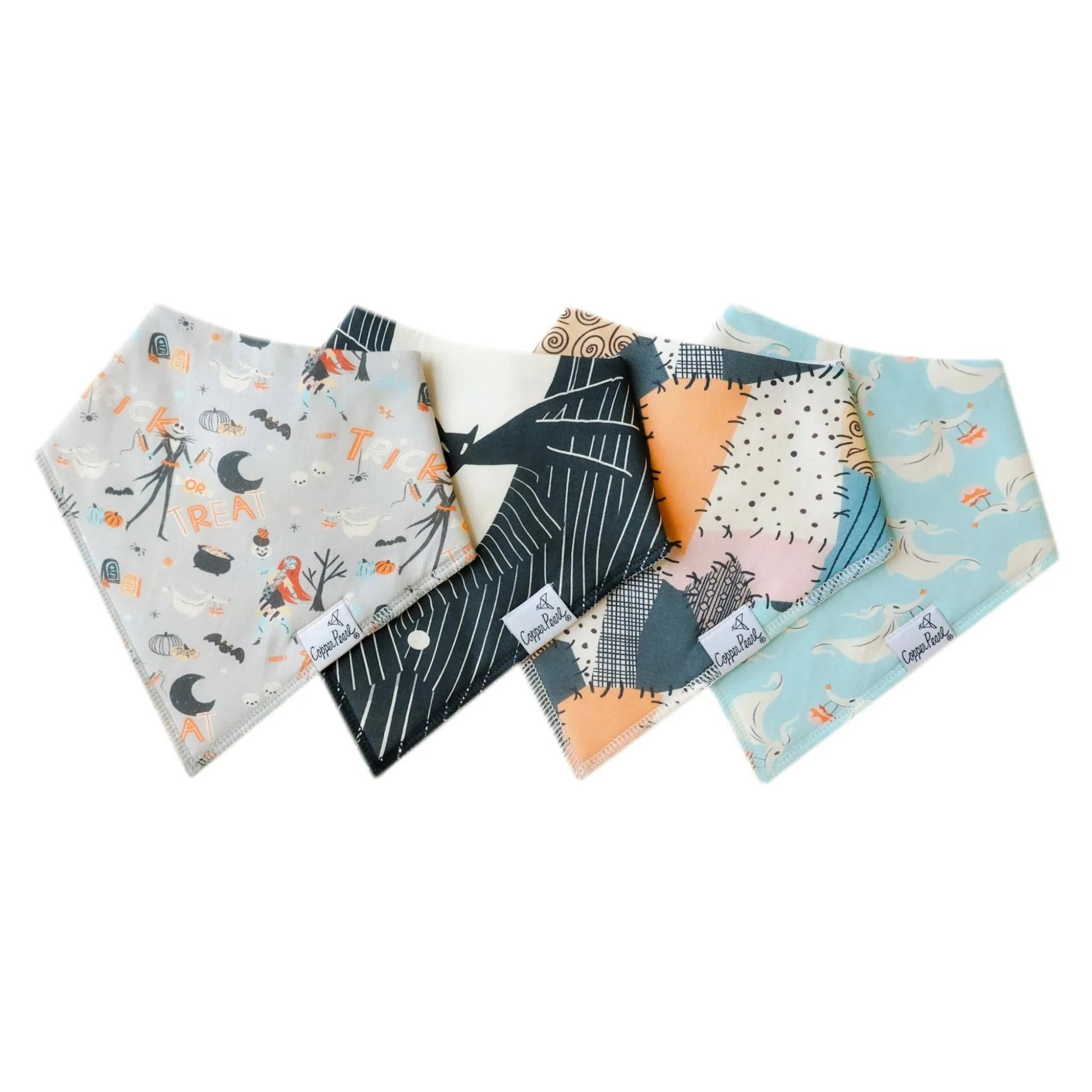 Nightmare Before Christmas Bandana Bib Set Copper Pearl Lil Tulips