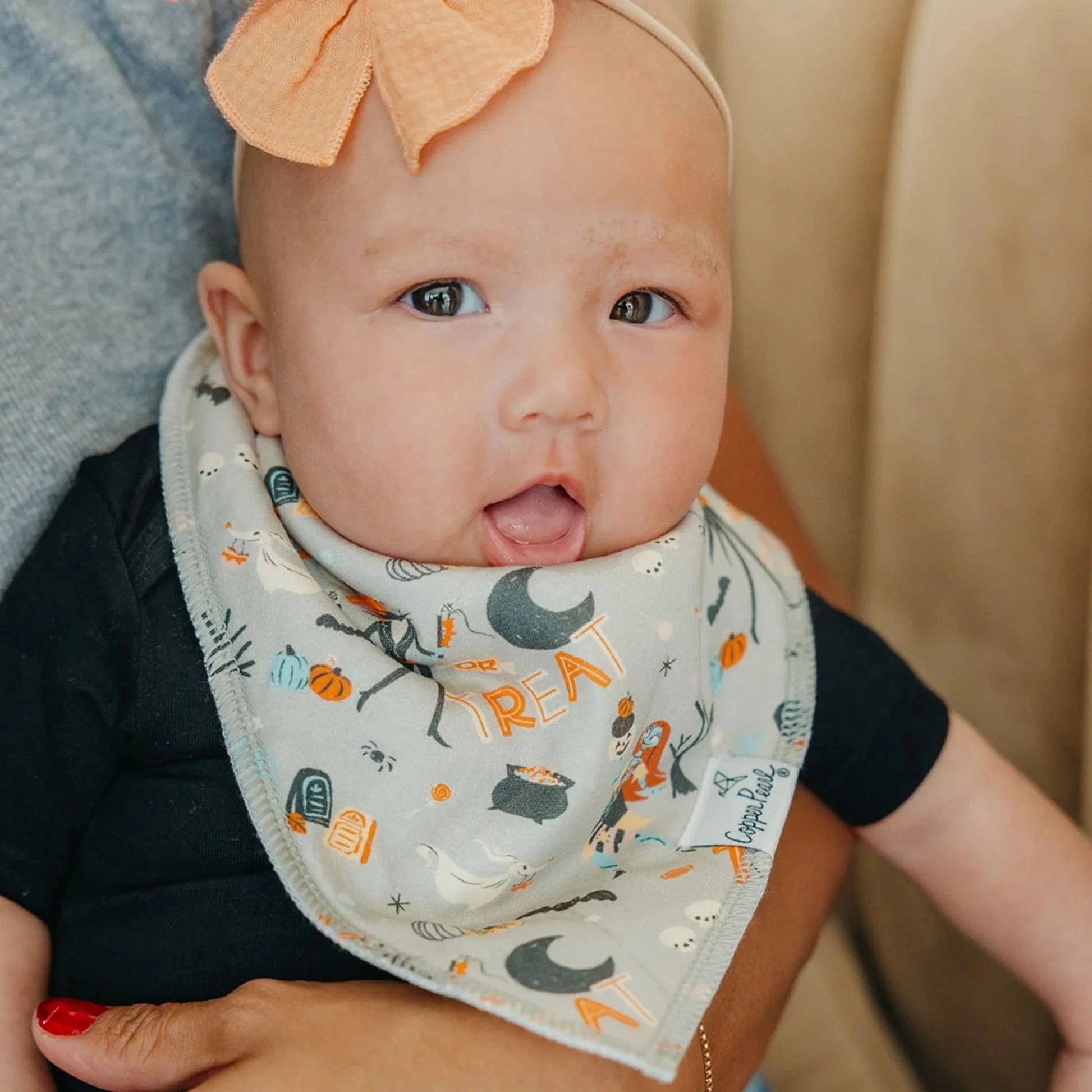 Nightmare Before Christmas Bandana Bib Set Copper Pearl Lil Tulips