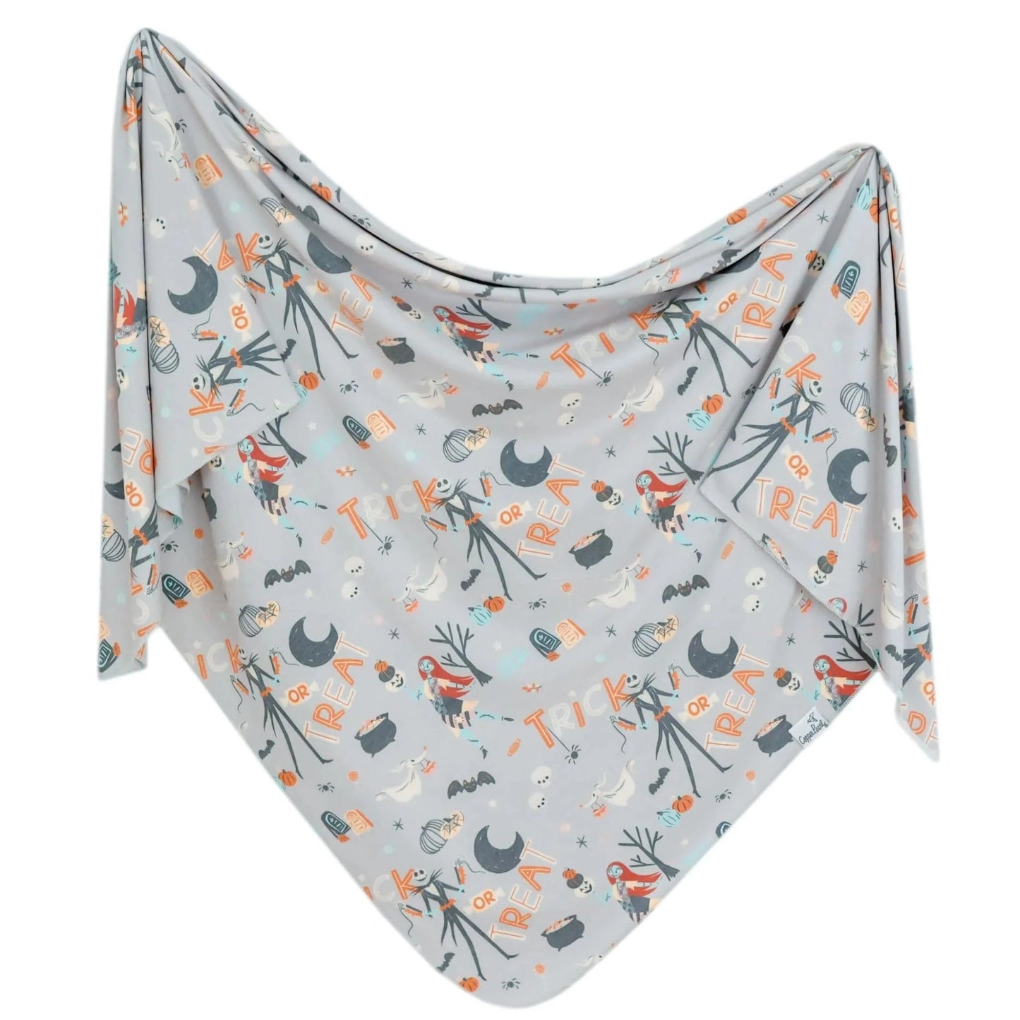 Nightmare Before Christmas Knit Swaddle Blanket Copper Pearl Lil Tulips