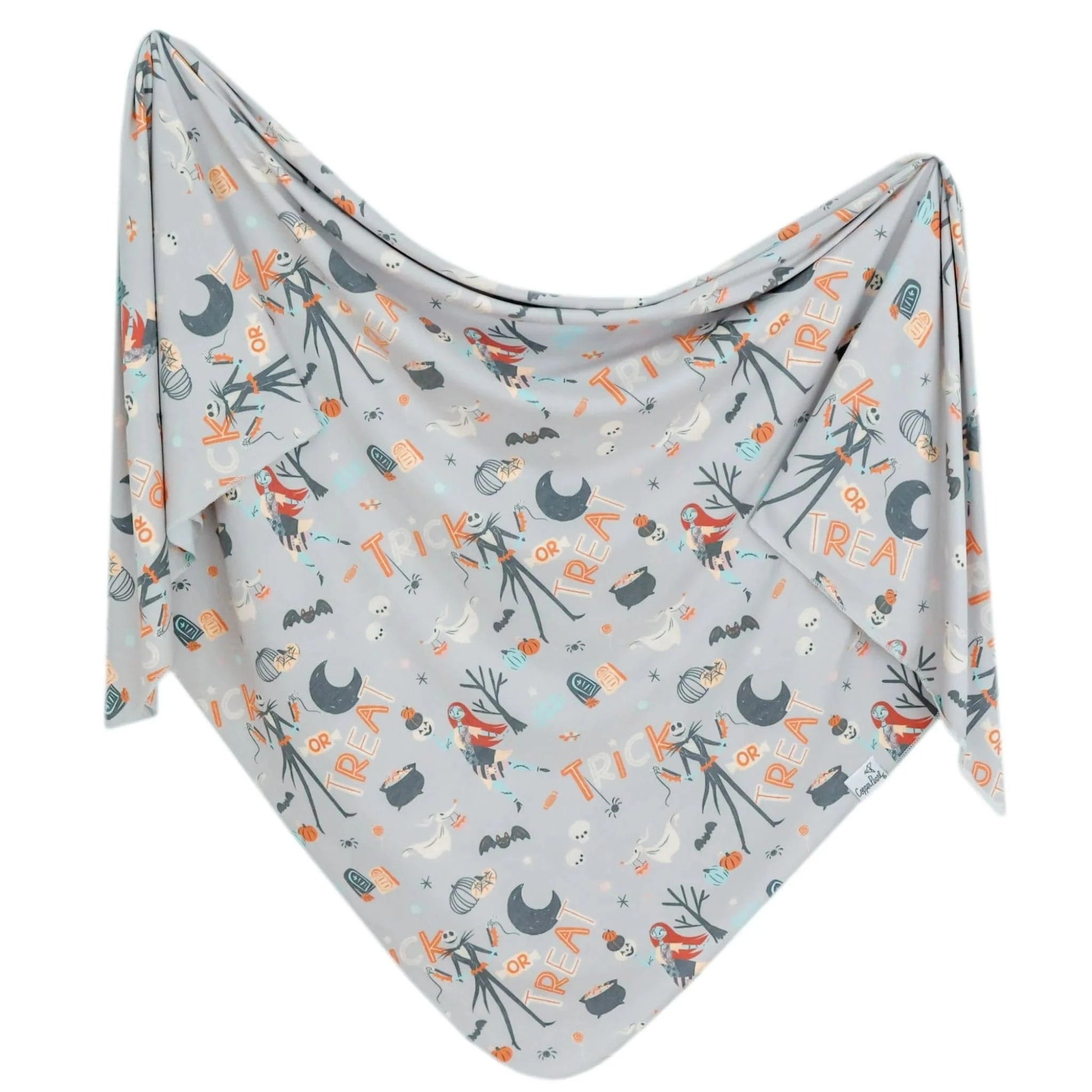 Nightmare Before Christmas Knit Swaddle Blanket Copper Pearl Lil Tulips