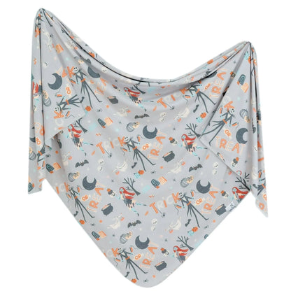 Nightmare Before Christmas Knit Swaddle Blanket Copper Pearl Lil Tulips