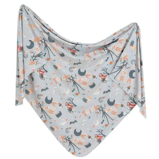 Nightmare Before Christmas Knit Swaddle Blanket Copper Pearl Lil Tulips