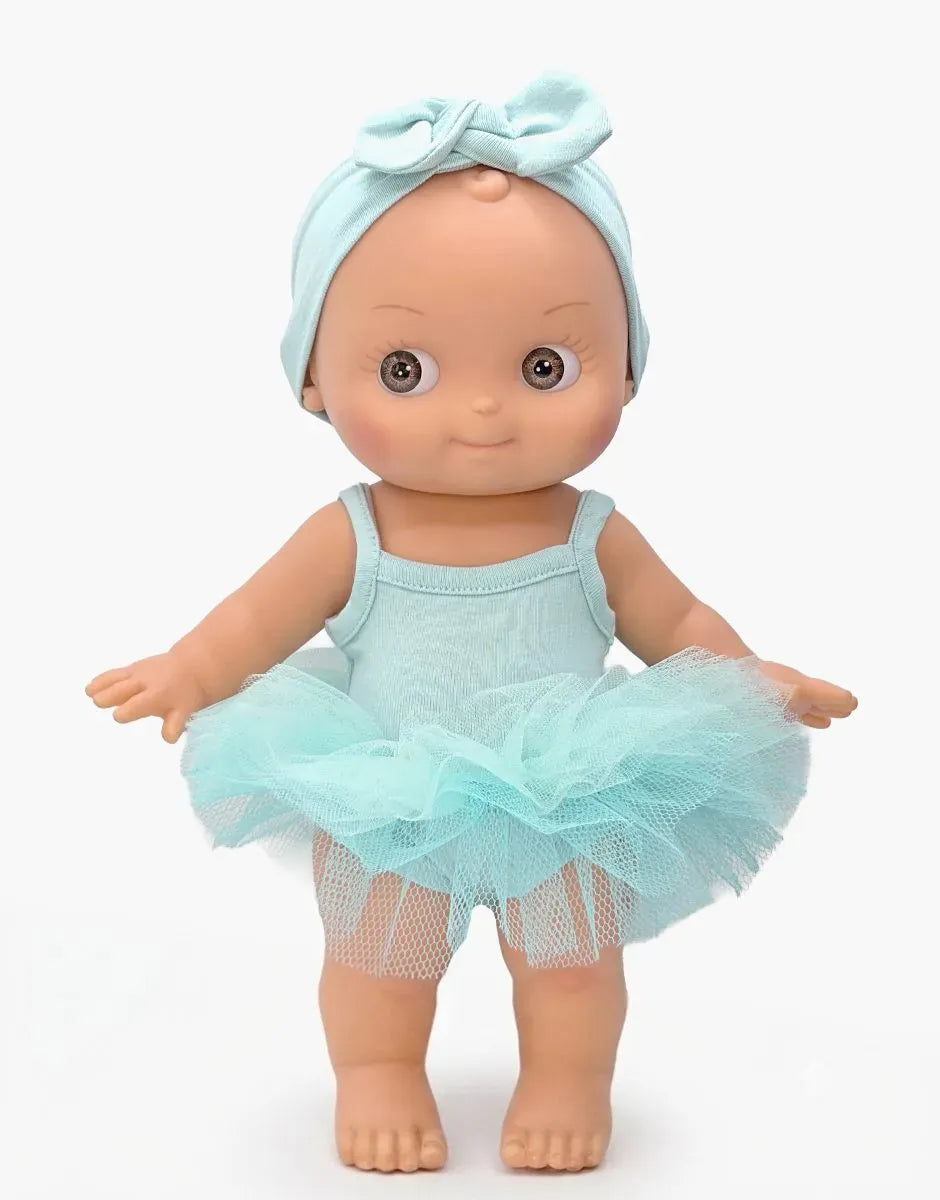 Ninon Mini Panchas Doll - Mint Blue Tutu Minikane Lil Tulips