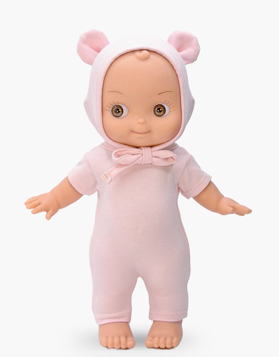 Ninon Mini Panchas Doll - Pink Mouse Outfit Minikane Lil Tulips