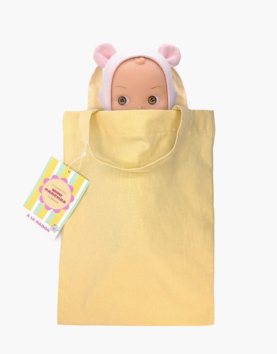 Ninon Mini Panchas Doll - Pink Mouse Outfit Minikane Lil Tulips