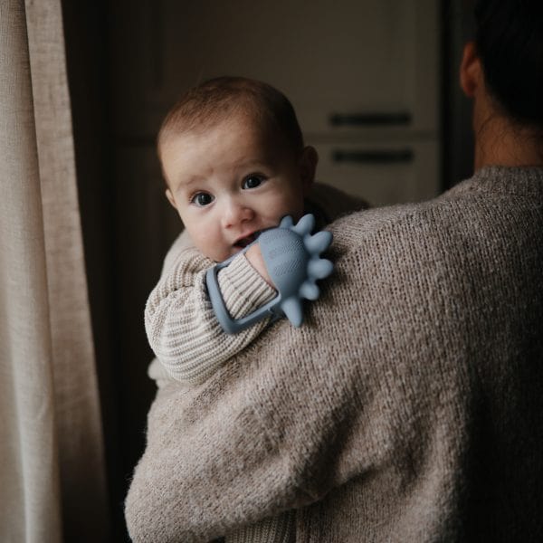 No-Drop Dino Teether Mushie Lil Tulips