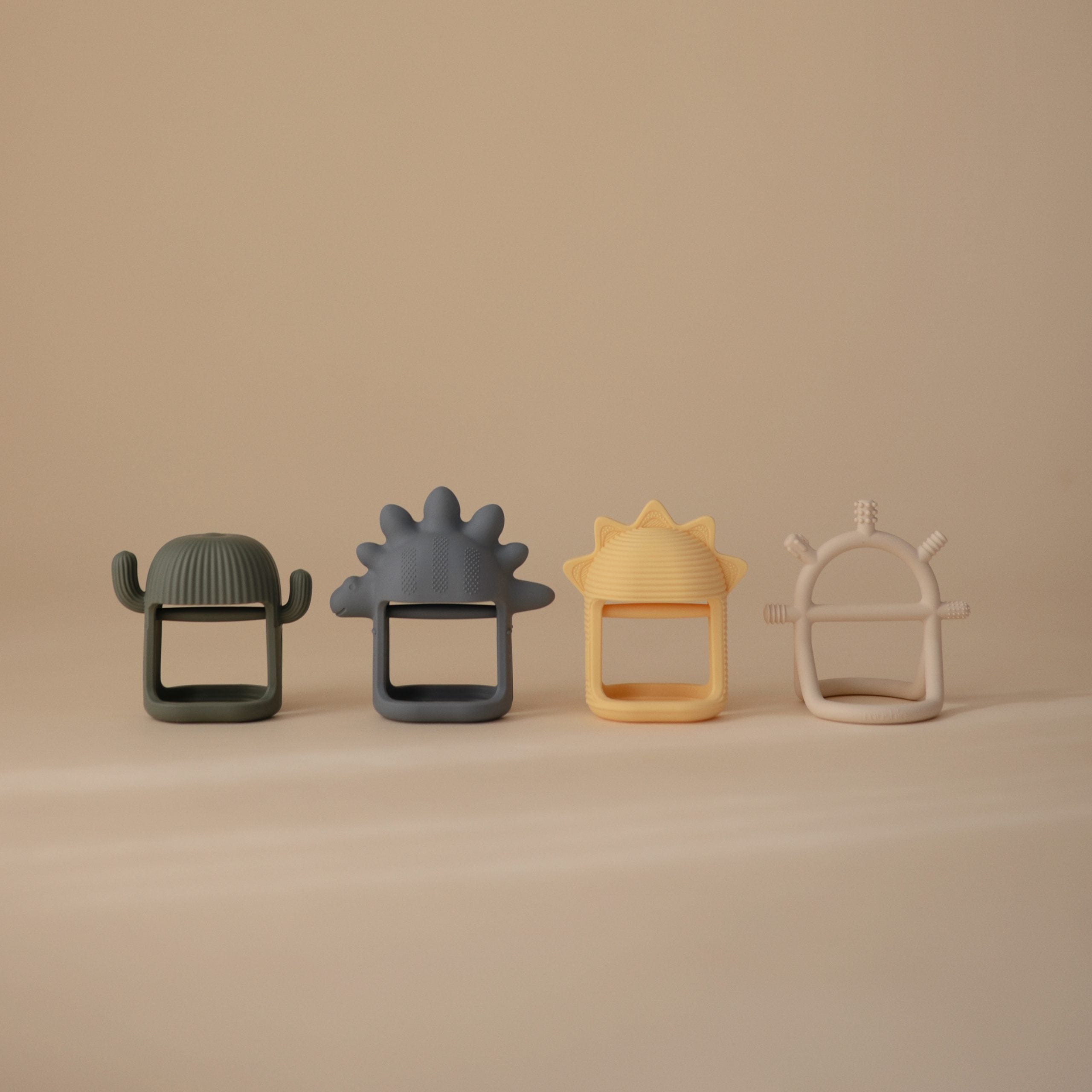 No-Drop Sun Sensory Teether Mushie Lil Tulips