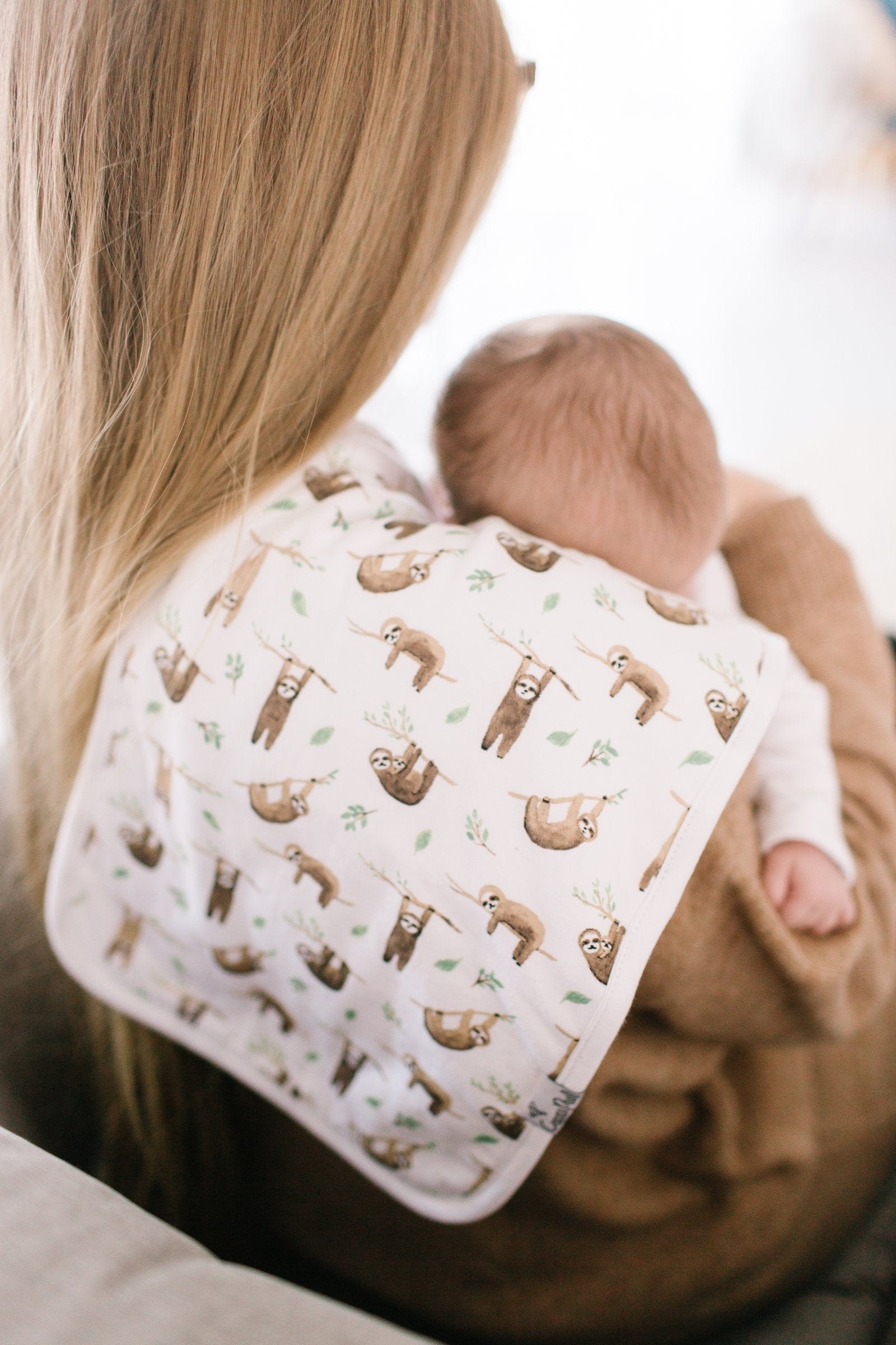 Noah Burp Cloth Set Copper Pearl Lil Tulips