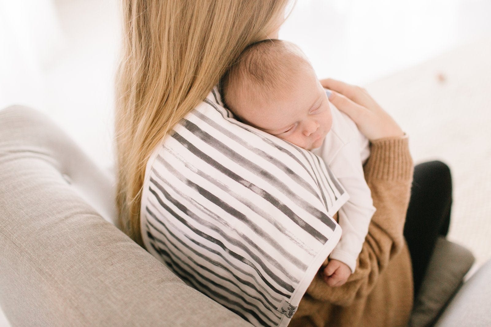 Noah Burp Cloth Set Copper Pearl Lil Tulips