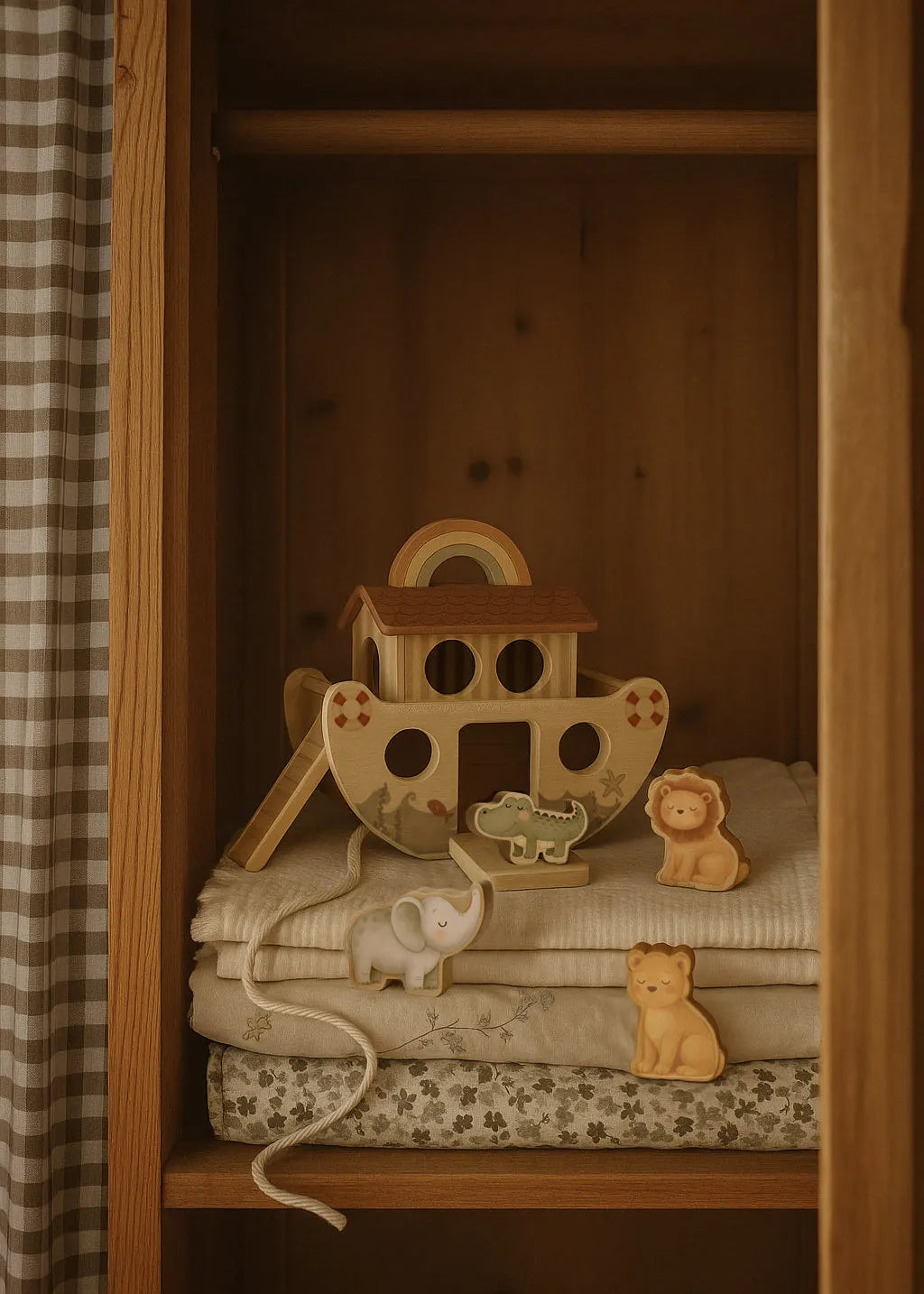 Noah's Ark Boat - Animals Mrs. Ertha Lil Tulips