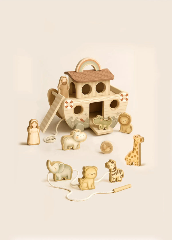 Noah's Ark Boat - Animals Mrs. Ertha Lil Tulips