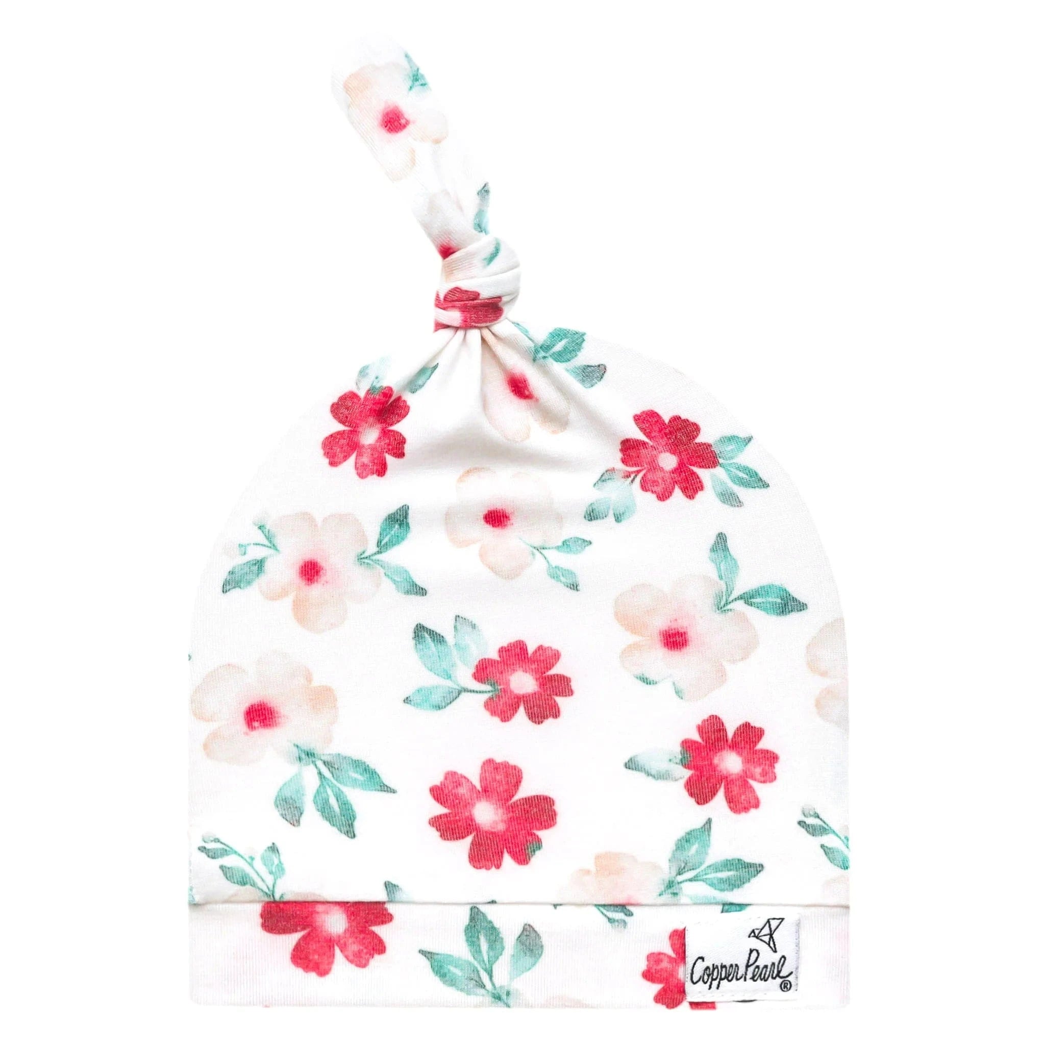 Noel Top Knot Hat Copper Pearl Lil Tulips