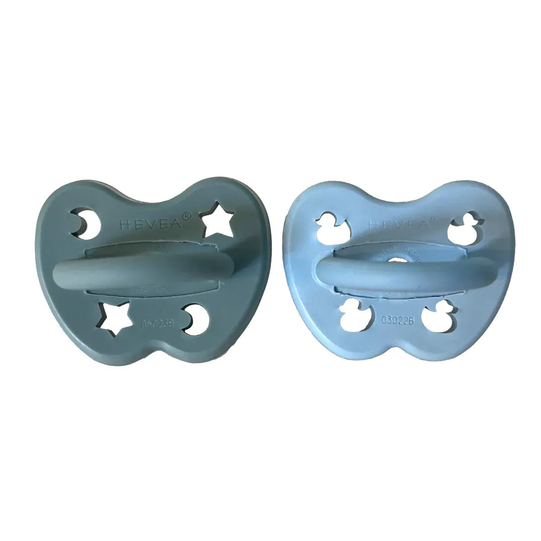 Nordic Haze Pacifier 3-36 Months Two-Pack - Orthodontic Hevea Lil Tulips